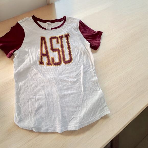 ASU Shirt Pink Victoria Secret 5th & Ocean jersey Shirt - Picture 2 of 4
